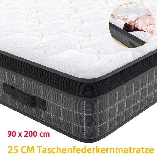 25cm matratze 90x200 - matratze, 7-zonen