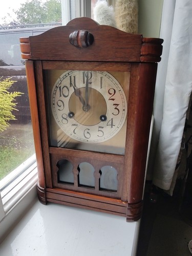 Alte vintage kaminuhr mit - vintage,