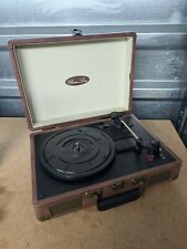 Soundmaster VCS3 Schallplattenspieler retro Koffer integrierte Lautsprecher