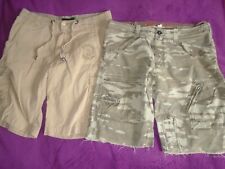 Fishbone 2 x Herren Cargo Short / Bermuda, Camouflage, Größe  L 