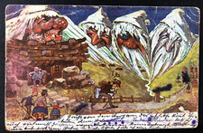 AK  - Berg Gesichter - WALLISER BERGGRIESEN - Emil Nolde - Verlag Killinger 1907