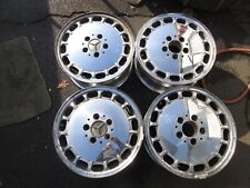15-loch Alufelgen Gullydeckel 6,5 J x 15 ET 49 Chrom USA Mercedes-Benz W124