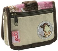 Kinder Geldbörse NICI Schlüsseltasche Portemonnaie Giraffe Rosa Wild Friends ♥