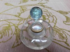 Antikes Tintenfass  Glass Rund