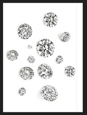 Nat lose diamant weiß - lose,