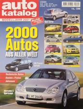 Auto-Katalog 2001, 2000 Autos a. a. Welt ,300 Seiten Autokatalog AMS 