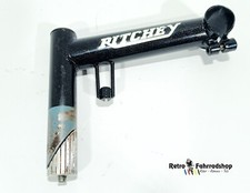 Ritchey Force 1 1/8" CrMo MTB Vorbau 10° Noodle BJ 1990 150mm Schwarz/Sparkel