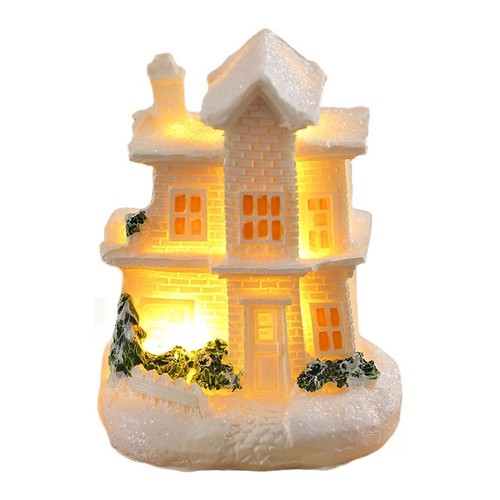 Beleuchtete weihnachtsdorf - beleuchtete,