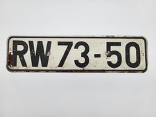 Kennzeichen Nummernschild DDR