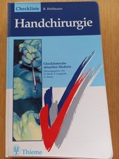 Checkliste Handchirurgie, Thieme, für Kitteltasche, für Medizinstudenten/ Ärzte