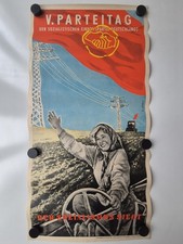 Plakat V. Parteitag SED 1958