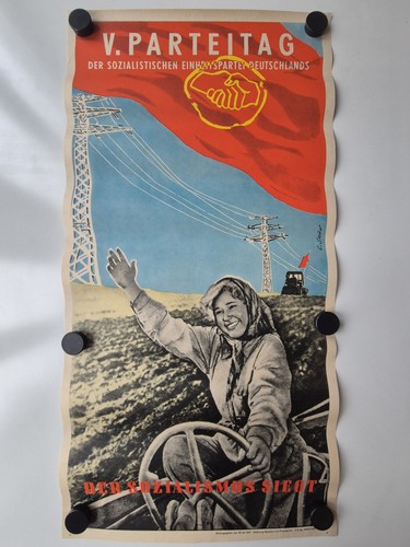 Plakat parteitag sed 1958 - v.,