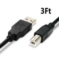 3Ft USB Cable for HP PSC 1410