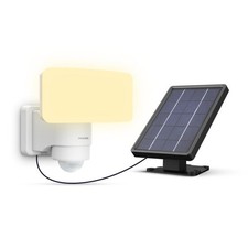 Philips Solar Wandleuchte Tylus weiß 18,5 x 21 x 17 cm warmweiß  Solarleuchte