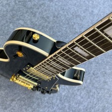 LP-Serie E-Gitarre Schwarz –