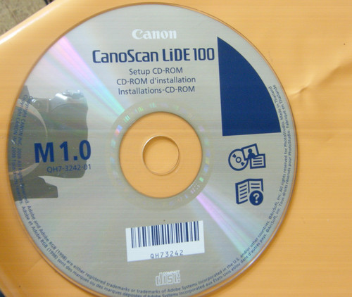 Canoscan lide 100 rom canon - cd-rom,