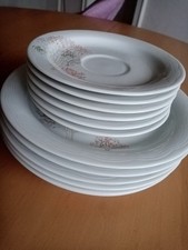 6 Kuchenteller u. 6 Untertassen Arzberg Swingline Mobile Bäume