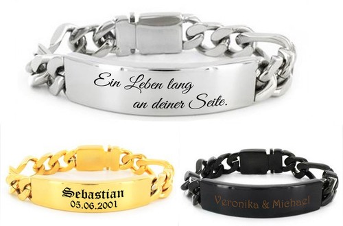 Massiv edelstahl armband - id,