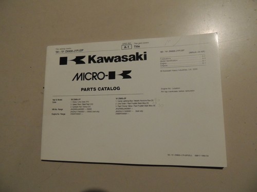 Parts catalog kawasaki zx6r - kawasaki,