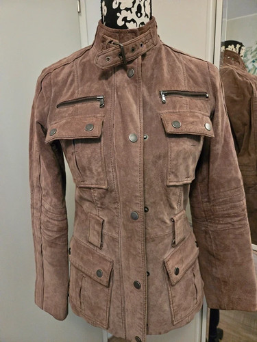 Zara basic wildleder jacke - zara,