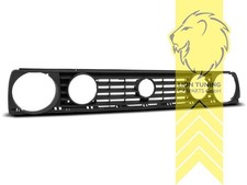 Sportgrill Kühlergrill für VW Golf 2 schwarz 4 Rippen für Doppelscheinwerfer OEM