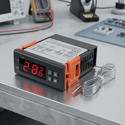 Digitaler temperaturregler - digitaler,