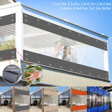 Dicke Transparente Plane mit Ösen Wasserdicht Abdeckplane Reißfest Schutzplane