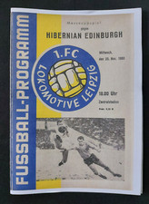 Kopie 1. FC Lok Leipzig - Hibernian Edinburgh 20.11.1968 EC DDR Programm
