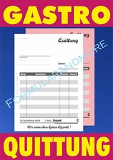 QUITTUNG-Gastro, Rechnung