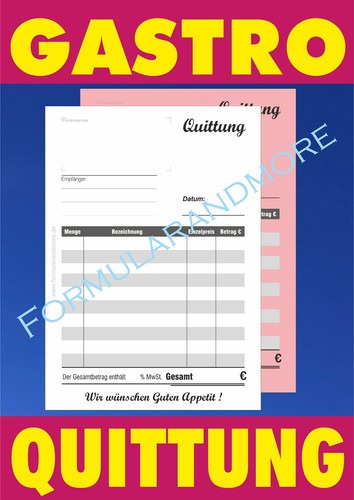 Quittung gastro rechnung - quittung-gastro,,