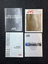 4x JVC KATALOG BROADCAST VIDEO Monitore 80er Jahre 80s – Rarität