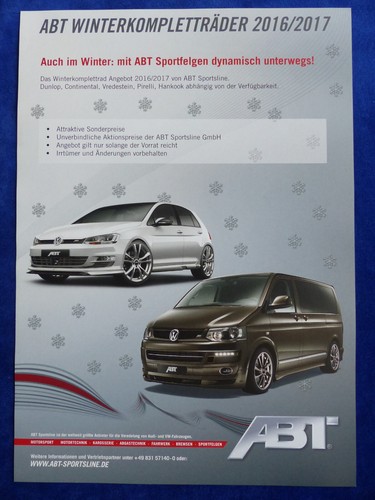 Abt winterkompletträder 2016 - abt,
