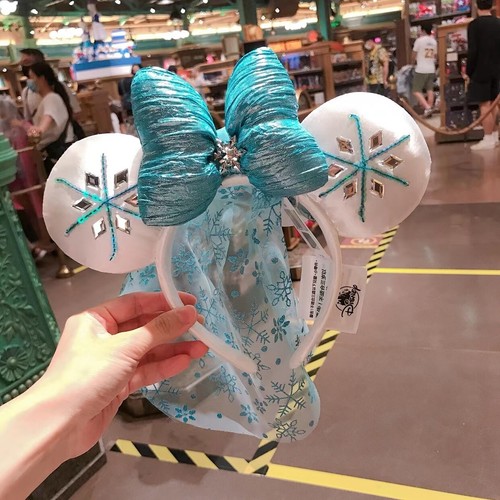 Mickey elsa blaue schneeflocke - elsa,