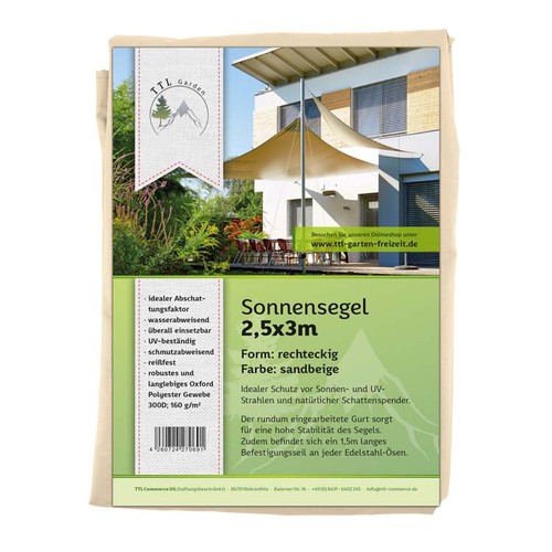 Sonnensegel dreieck - dreieck,