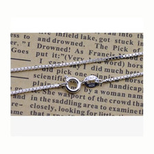 925 sterling silber box kette - silber,