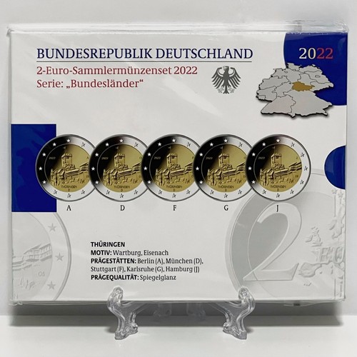 Euro gedenkmünzenset - 2,