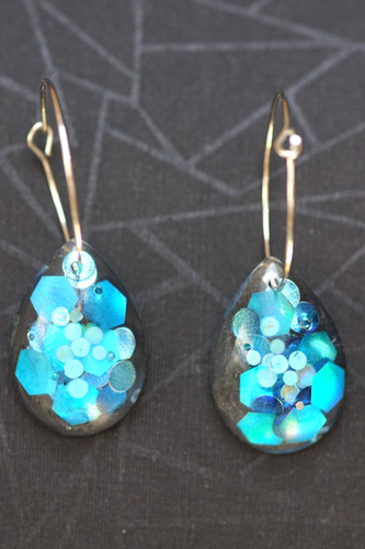 Modeschmuck creolen mit - creolen,