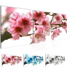 Wandbilder Set Blumen Sakura