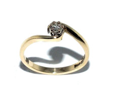 Damen / 9ct Gelbgold Twist