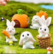 Oster Figuren  Dekoration 4 Set Hasen Osterhasen Ostern Deko Osterdekoration 