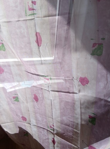 Gardinen mit blumenmuster - gardinen,
