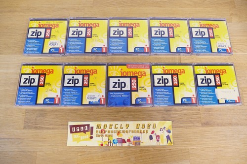 Iomega zip 250 media set - 10, x