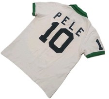 Umbro Pele 10 1976 New York Cosmos Cotton Home Football Shirt Reissue Vintage 