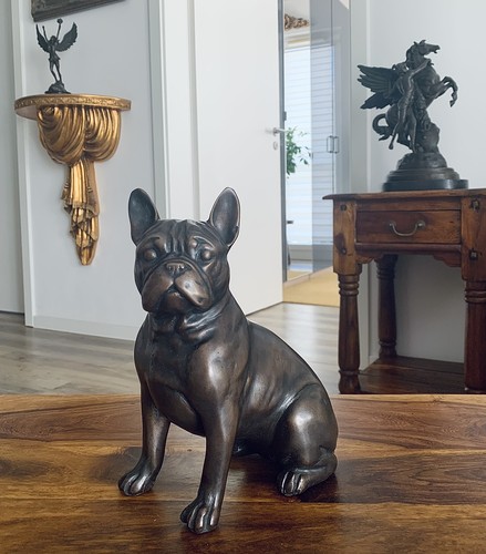 Bronzefigur franz bulldogge - franz.,