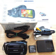 Medion Digitaler Full HD Camcorder 3"/7,62 cm 1080p Touchscreen