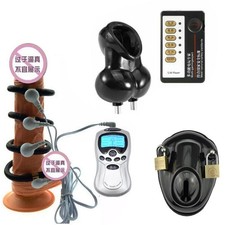 E-Stim Shock Hodenring Ball Stretcher Penis Ring Hodensack Testicle Erwachsene