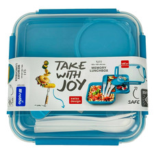 Dose Box Lunchbox Pausenbrotdose Pausenbox Türkis