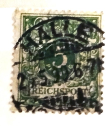Briefmarke reichspost - reichspost,