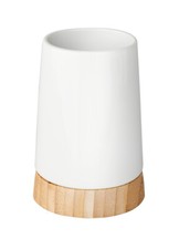 WENKO Zahnputz Becher Bamboo