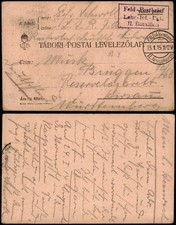 Ansichtskarte  Feldpost, gel. KuK II. Armeekorps 1915